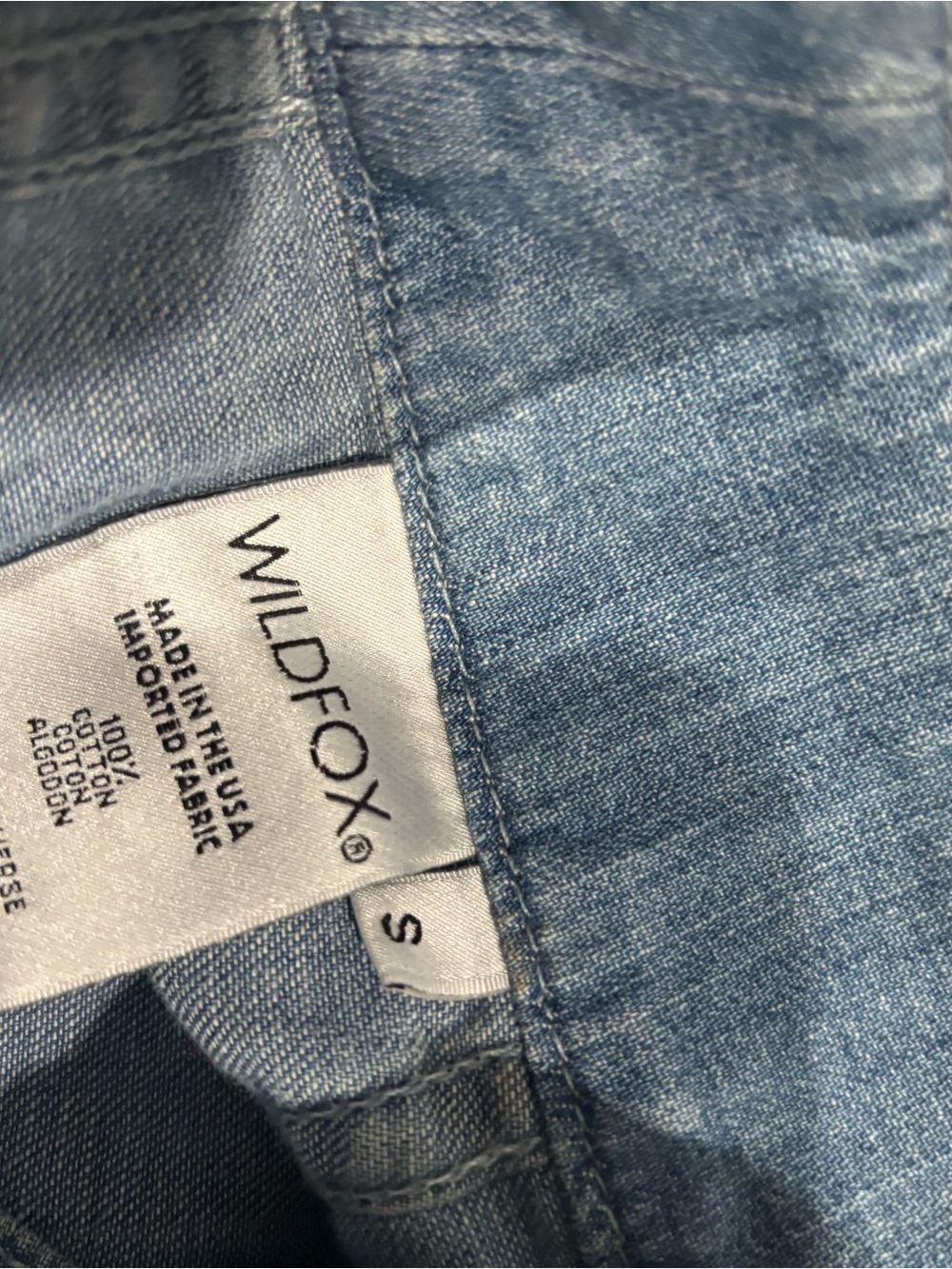 Wildfox Light Blue Denim Shirt Jacket
